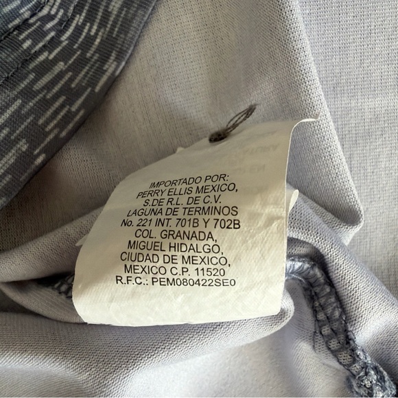 Ben Hogan Performance Golf  Polo Short Sleeve XL X-Large Polo Collar Grey/White - Picture 8 of 9